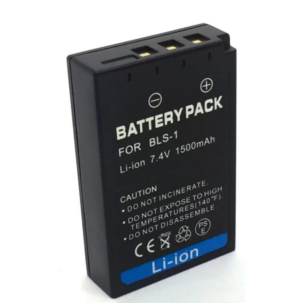 แบตเตอรี่กล้องโอลิมพัส-battery-รุ่น-bls-1-1500mah-for-olympus-e400-e410-e420-e600-e620-ep1-ep2-ep3-epl1-epl3-epm1