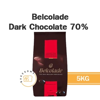 Belcolade Dark Chocoalte 70% เบลโคลาด ช็อคโกแลตแท้จากเบลเยี่ยม ดาร์คชอคโกแลต ดาร์ก ชอคโกแลต