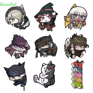 Bluevelvet Danganronpa V3 พวงกุญแจใส จี้ฟิกเกอร์อนิเมะ Q Version Danganronpa V3 สําหรับตกแต่งกระเป๋า