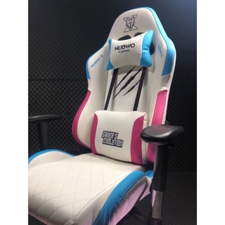 NUBWO Gaming Chair X112 Limited Edition สีขาว White เก้าอี้เกมมิ่ง ที่นั่งใหญ่ วัสดุแข็งแรงทนทาน ของแท้ รับประกัน 2ปี
