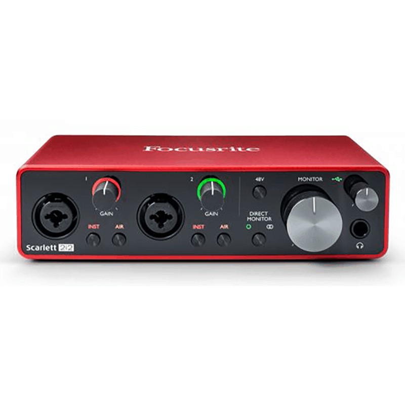 ออดิโออินเตอร์เฟซ-focusrite-รุ่น-scarlett-2i2-gen-3