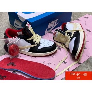 💥รองเท้าผ้าใบNik AIR JORDAN 1 LOW(  หนัง )สำหรับผู้ชาย งานhi end มีสินค้าพร้อมส่ง