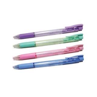FABER CASTELL - เฟเบอร์คาสเทล ปากกาลูกลื่น ปากกาน้ำเงิน รุ่น GRIP X5 PASTEL ตัวด้าม 4 สี ขนาด 0.5 mm.