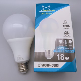 ภาพหน้าปกสินค้าหลอดไฟ หลอดประหยัด หลอดไฟ BULB LED ONESTAR ขนาด 18w ที่เกี่ยวข้อง