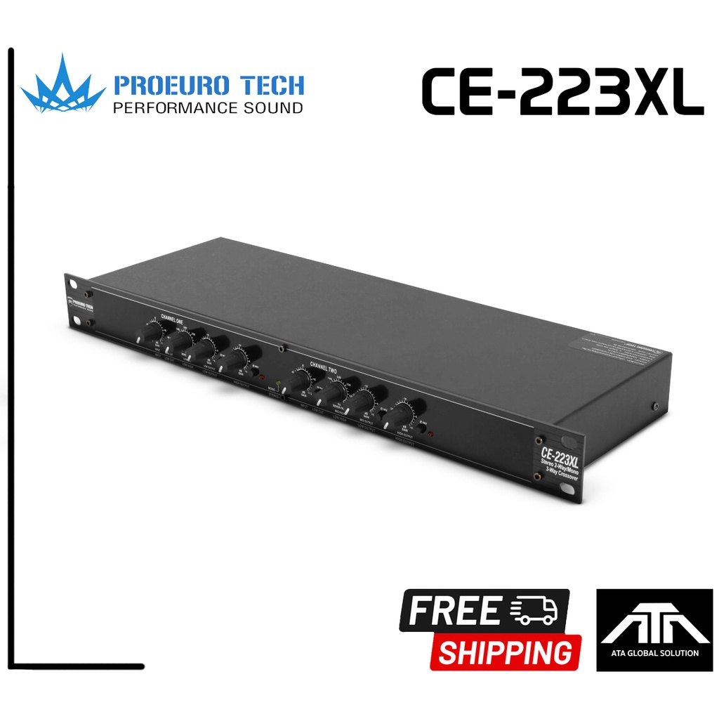 proeurotech-ce223xl-ce223-223-ครอส2ทาง-ส่งฟรี-ครอสโอเวอร์2ทาง-stereo-2-way-mono-3-way-อิเล็กทรอนิกส์ครอสโอเวอร์