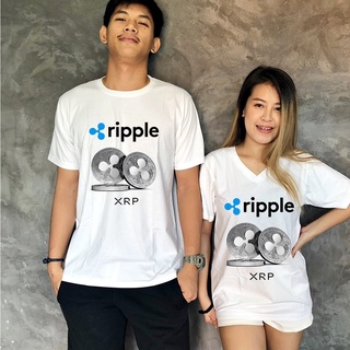เสื้อยืด xpp ripple Crypto คริปโต Cotton Comb 30 แบรนด์เสื้อพวกเรา ผลิตในไทย ส่งด่วน