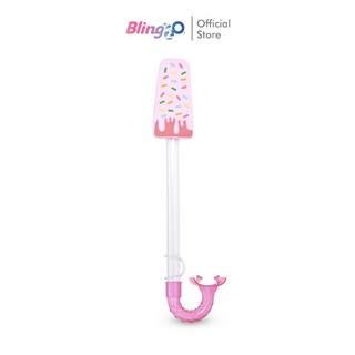 BLING2O ท่อดำน้ำเด็กยอดฮิตจากอเมริกา ICE CREAM SNORKEL ถ่ายรูปสวย mouth piece เล็กสำหรับเด็ก คาบสบาย