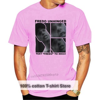 เสื้อยืดผ้าฝ้ายพรีเมี่ยม เสื้อยืด ผ้าฝ้าย พิมพ์ลาย Fredo Unhinged พลัสไซซ์ สําหรับผู้ชาย