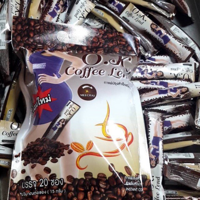 ภาพหน้าปกสินค้าO.K. COFFEE LEND กาแฟลดน้ำหนัก โอเค คอฟฟี่ เลนด์ สลายไขมัน จากร้าน 1stallshop บน Shopee