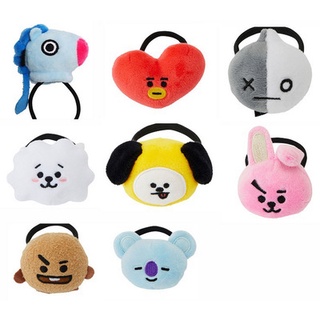 BTS Plush Hair Tie Headdress Jewelry  Cute Doll Hair Rope Head Rope