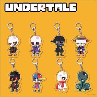 Bs1 พวงกุญแจ จี้อะคริลิค รูปเกม Undertale Frisk Sans สําหรับห้อยกระเป๋า SB1