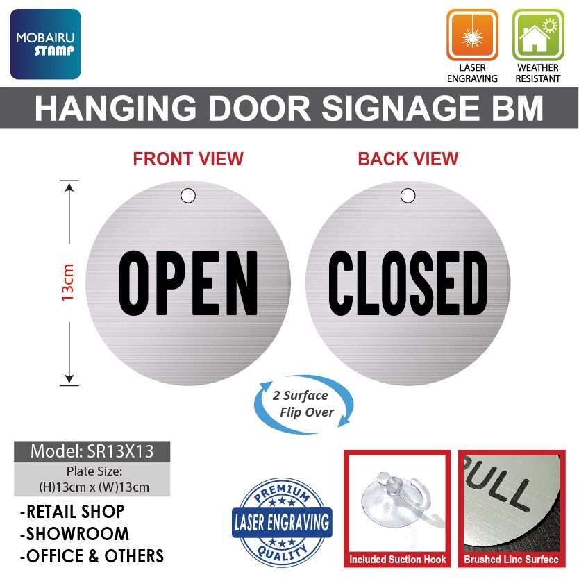 ป้ายแขวนผนังประตู-เปิดปิด-เส้นผ่าศูนย์กลาง-13-ซม-คละสี-สําหรับบ้าน-ออฟฟิศ-ร้านค้าปลีก-ร้านค้า-โชว์รูม