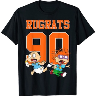 เสื้อยืดโอเวอร์ไซส์เสื้อกีฬาบาสเก็ตบอล Rugrats Tommy and his friends สไตล์คลาสสิกS-3XL