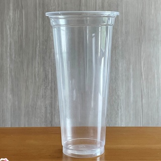 [PPFA22(S)-0050] แก้ว PP ขนาด 22oz ทรงสลิม จำนวน 100 ใบ (มีตัวเลือกฝาด้านใน)