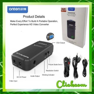 ONTEN สัญญาณภาพ VIDEO TO VGA ADAPTER  รุ่น OTN-5129