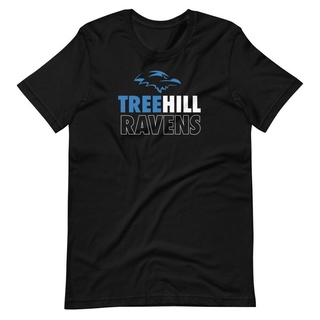 เสื้อยืดโอเวอร์ไซส์เสื้อยืด พิมพ์ลายต้นไม้ Hill Ravens One Tree Hill High SchoolS-4XL