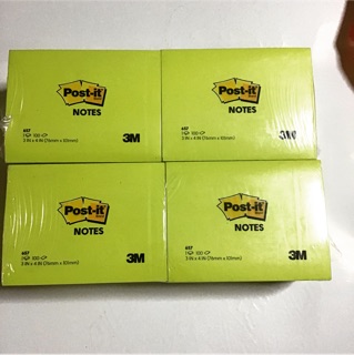 ภาพขนาดย่อของภาพหน้าปกสินค้า3M Post-it โพสท์-อิท 3M แท้ No.657 ขนาด 3x4 นิ้ว ( เล่ม 100 แผ่น ) จากร้าน skjy2013 บน Shopee ภาพที่ 1