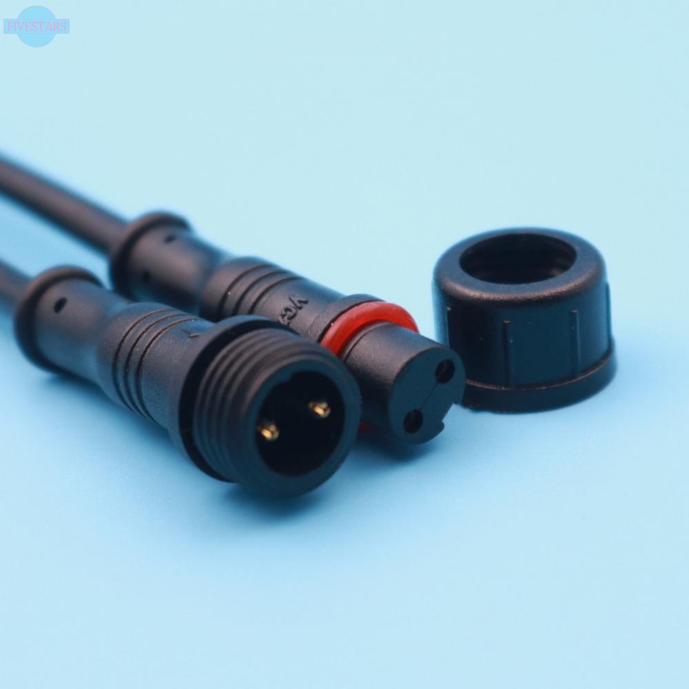 ready-stock-waterproof-connector-5pairs-black-male-amp-female-15mm-0-3mm-2pin-ip65-valuenew