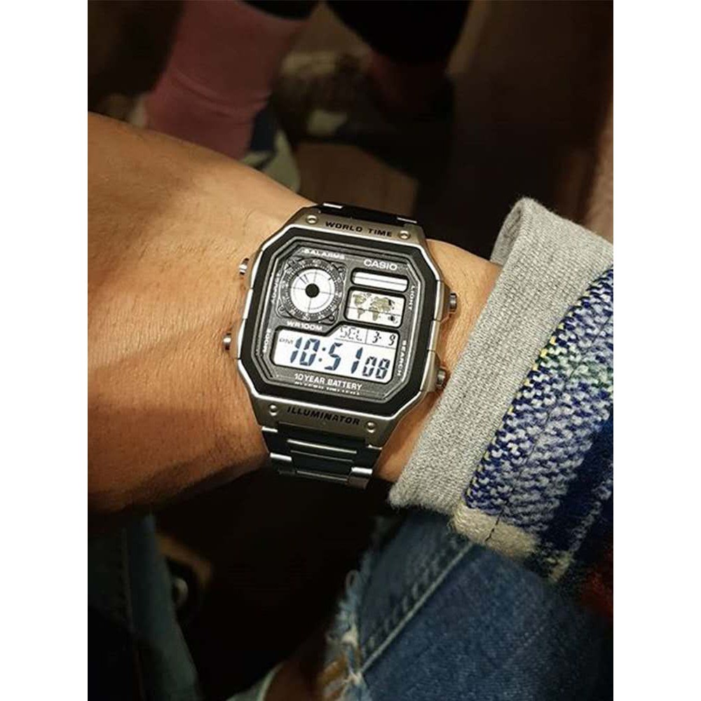ภาพหน้าปกสินค้าCa sio 100%Standard นาฬิกาข้อมือ - รุ่น AE-1200W-1B ของแท้100% ประกัน 1 ปี จากร้าน coco_2020 บน Shopee
