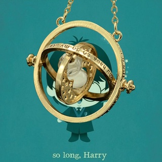 ภาพหน้าปกสินค้าสร้อยคอจี้นาฬิกาทรายจับเวลา Harry Potter Horcrux Christmas gifts ที่เกี่ยวข้อง