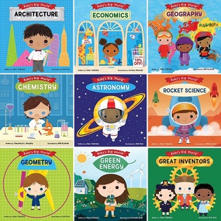 [✅พร้อมส่ง✅] หนังสือเด็ก Babys Big World ภาษาอังกฤษ 101 STEM Baby University loves science board book for babies