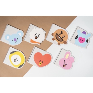 สมุดจด BT21 (7 แบบ)สินค้าลิขสิทธิ์แท้