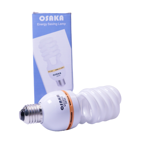 Osaka DC24V E27 36W หลอดไฟประหยัดพลังงานเกลียว - Daylight 6500K ...