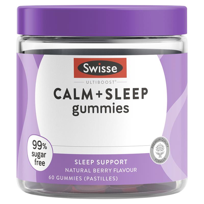 ภาพหน้าปกสินค้าSwisse Calm And Sleep Gummies 60 Pack กัมมี่ช่วยนอนหลับ จากร้าน eucerinthiiland บน Shopee