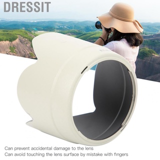 Dressit ET‑83Ⅱ Reversible Camera Lens Hood Shade for Canon EF 70‑200mm F2.8 L USM White