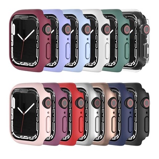 ภาพขนาดย่อของภาพหน้าปกสินค้าฝาครอบป้องกันสําหรับ Apple Watch 45 มม. Series 7 6 5 4 3 2 เคสแข็งพีซีกันชนสําหรับ Iwatch 41 มม. 45 มม. จากร้าน ivanma2020.th บน Shopee