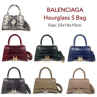 BALENCIAGA Hourglass S Bag ของแท้ 100% [ส่งฟรี]