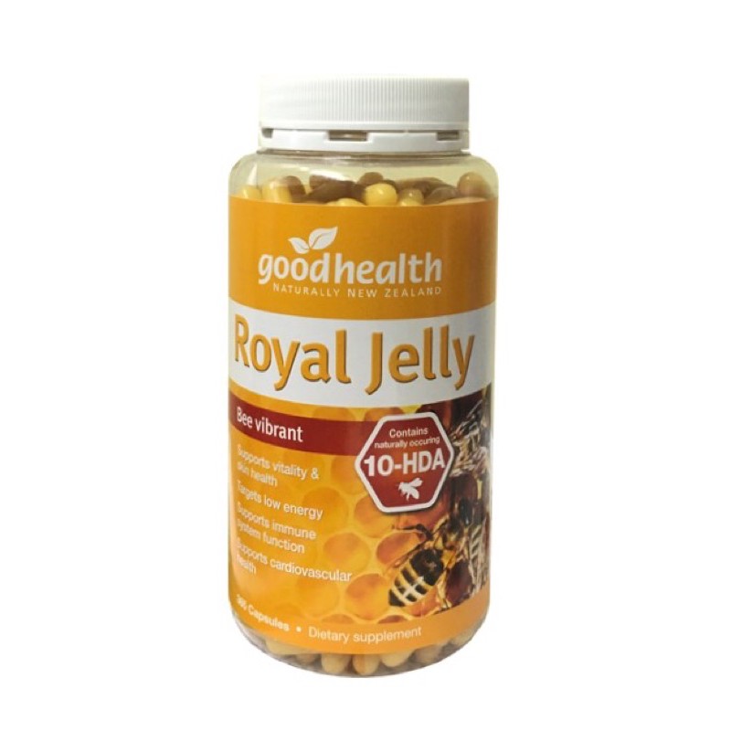 ภาพหน้าปกสินค้าพร้อมส่ง แพคเกจใหม่  Royal Jelly นมผึ้งนิวซีแลนด์ ช่วยบำรุงผิว นอนหลับสบาย ไม่เพลีย ไม่โทรม free ems