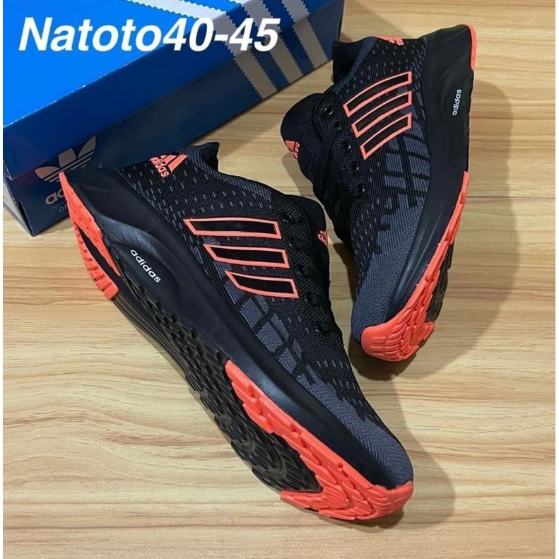 รองเท้าผ้าใบ-ออกกําลังกายถ้าไปผู้หญิงผู้ชาย40-45ดีงั้นสวยใส่สบายถ่ายรูปจากสินค้าจริง