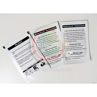 คลีนนิ่งการ์ด Cleaning Card หัวพิมพ์เครื่องพิมพ์บัตร