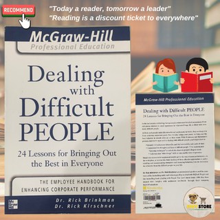 หนังสือ - Dealing with Difficult People by Professional Education - McGraw-Hill📚
