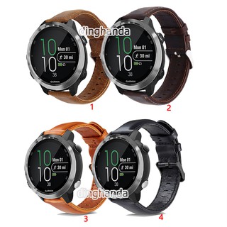 สายหนังแท้สำหรับผู้เบิกทาง Garmin Forerunner 645 245 245M