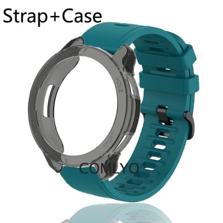 Xiaomi Mi watch S1 Active Strap ซิลิโคนสร้อยข้อมือสมาร์ทวอทช์ TPU เคสป้องกันกันชน