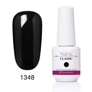 Garear สีทาเล็บเจล นำเข้าฮ่องกง สี ดำ/ขาว ทำ French Nail  ส่งฟรี+เก็บปลายทาง