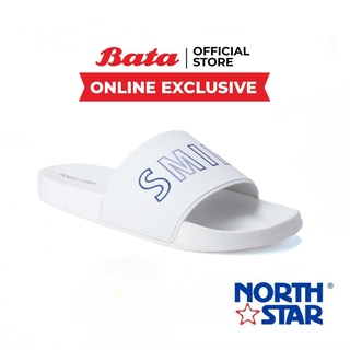 Bata บาจา ยี่ห้อ North Star รองเท้าแตะแบบสวม ใส่ง่าย น้ำหนักเบา รองรับน้ำหนักเท้าได้ดี ไม่ลื่น ลุยน้ำได้ สำหรับผู้ชาย รุ่น Basile สีขาว 8601009