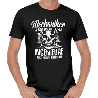 เสื้อยืด ทรงหลวม พิมพ์ลาย Mechanic Were Bugs Screw Craftsmen สําหรับผู้ชายS-5XL