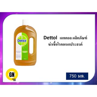 Dettol 750 ml เดทตอล ผลิตภัณฑ์ฆ่าเชื้อโรคอเนกประสงค์