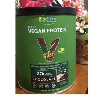 ฉลากใหม่ 100% Vegan Protein 20g (737.8g) No sugar Soy, Milk or Preservatives