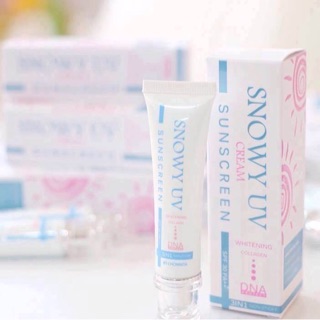 Snowy Uv Cream Sunscreen By Chomnita 15g.