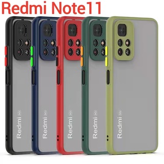 Redmi Note11/11Sตรงรุ่น(พร้​อมส่งในไทย)เคสขอบนิ่มหลังแข็งขุ่นคลุมกล้องRedmi Note11Pro/Redmi note11Pro Plus/Poco M4Pro 5G