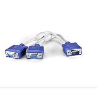 สาย Y Vga Splitter Cable 1ออก2 จอ