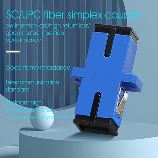 50 pcs SC/UPC-SC/UPC หน้าแปลน Fiber Coupler อะแดปเตอร์ไฟเบอร์ออปติก UPC Optical Simplex โหมดไฟเบอร์หน้าแปลน Connector ftth UPC