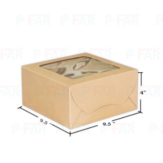 กล่องเค้ก-2-ปอนด์-ขนาด-9-5-x-9-5-x-4-นิ้ว-50-ใบ-inh107