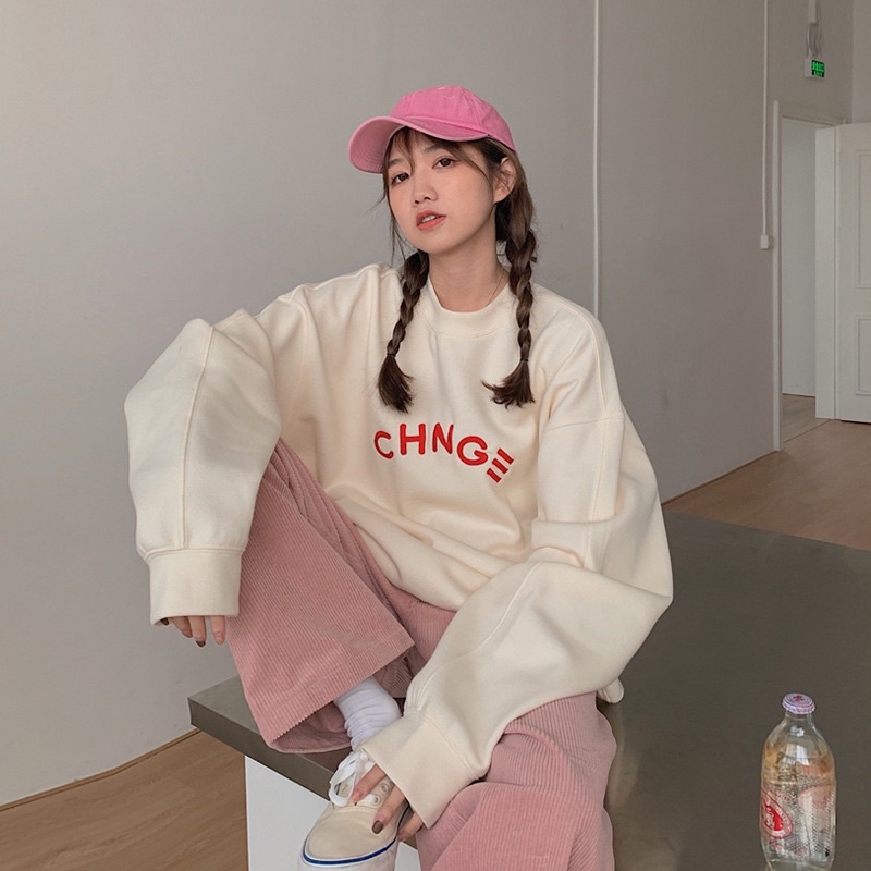 เสื้อแฟชั่นผู้หญิงเกาหลี-สเวสเตอร์ไหมพรม-พร้อมส่ง