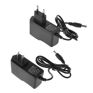 ✿ EU/US Plug 12.6V 1A Lithium Battery Charger 18650/Polymer Battery Pack 100-240V 5.5MM x 2.1MM Charger With Wire Lead DC  Constant Current Voltage