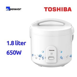Toshiba หม้อหุงข้าวอุ่นทิพย์ 1.8​ลิตร, RC-T18JH​(W)
